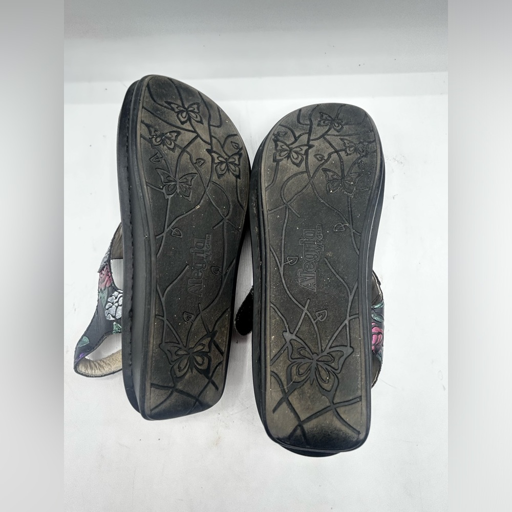 Alegria Belle Metallic Rose Shoes VIK-839 Size 41/10.5-11 - Picture 6 of 7